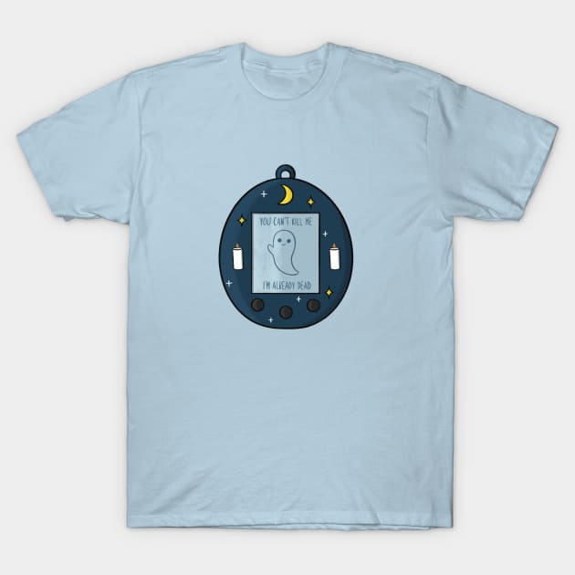 Ghost Tamagotchi T-Shirt by Amyologist Draws